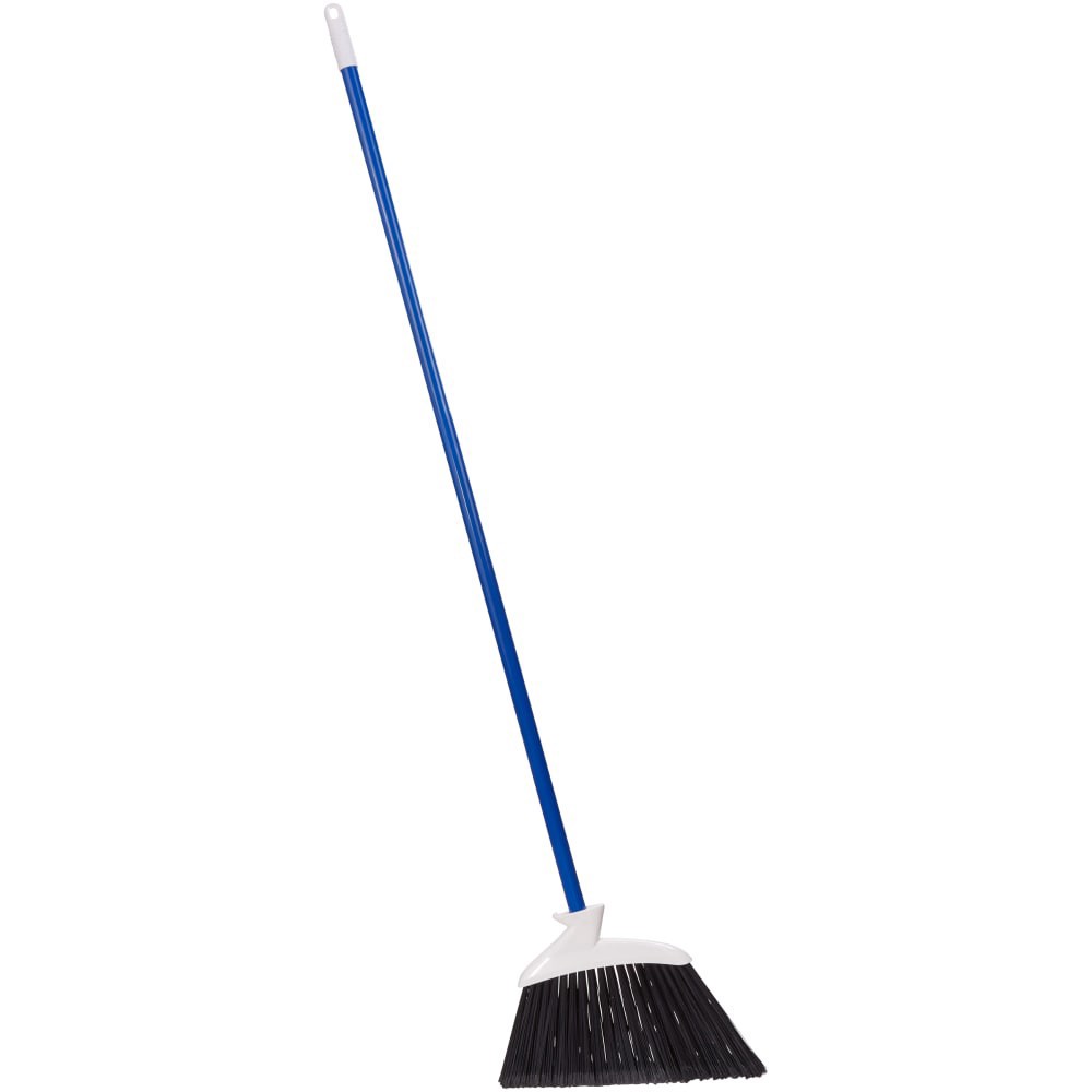 slide 3 of 3, Kroger Home Sense Household Broom - Blue/White, One Size