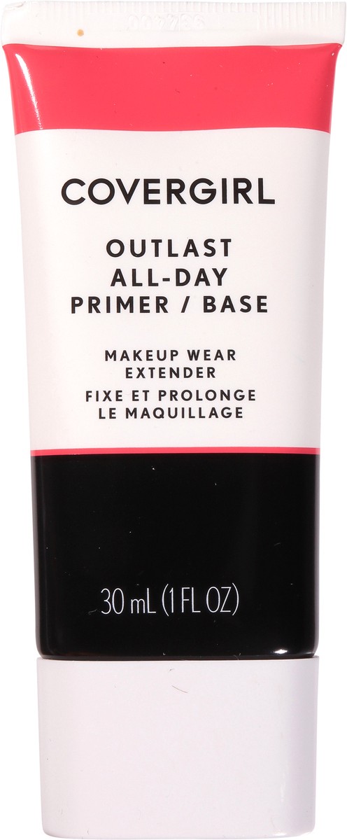 slide 6 of 9, Covergirl Outlast All-Day Primer/Base 30 ml Tube, 30 ml