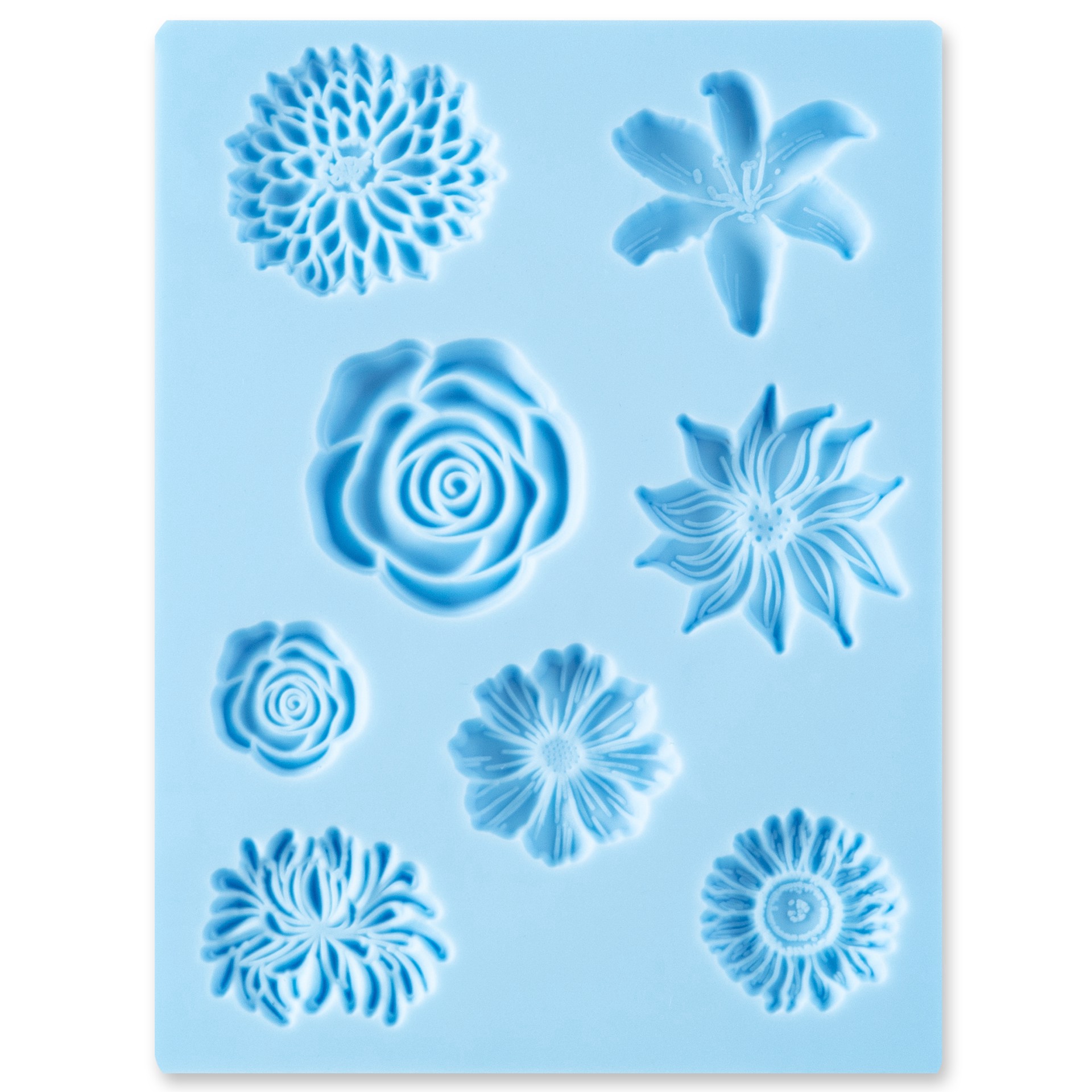 slide 2 of 5, Floral Premium Push Mold By Craft Smart, 5.12 in x 6.89 in