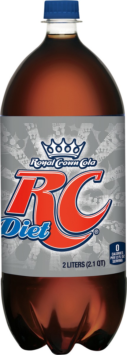 slide 8 of 9, RC Cola Diet RC Cola Soda- 2 liter, 2.10 qt