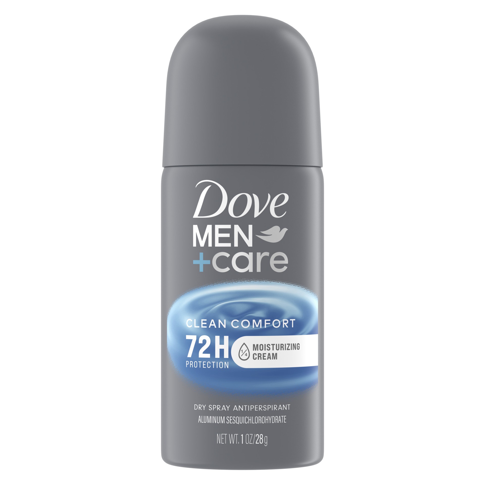 slide 1 of 3, Dove Men+Care Antiperspirant Deodorant Dry Spray Clean Comfort, 1 oz, 1 oz