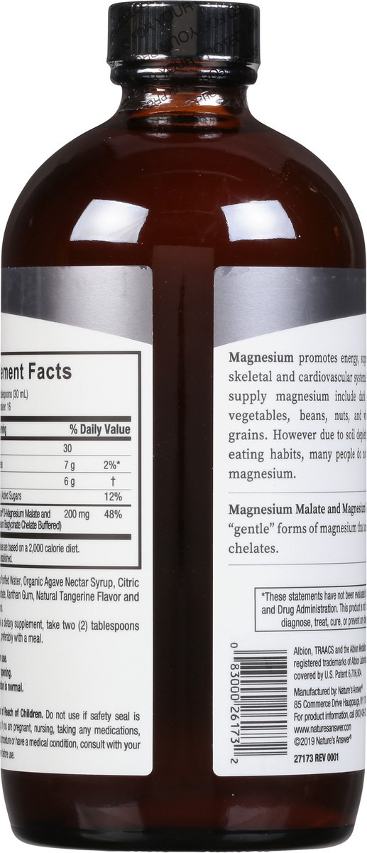 slide 11 of 13, Nature's Answer Liquid Magnesium Malate and Glycinate 16 fl oz, 16 fl oz