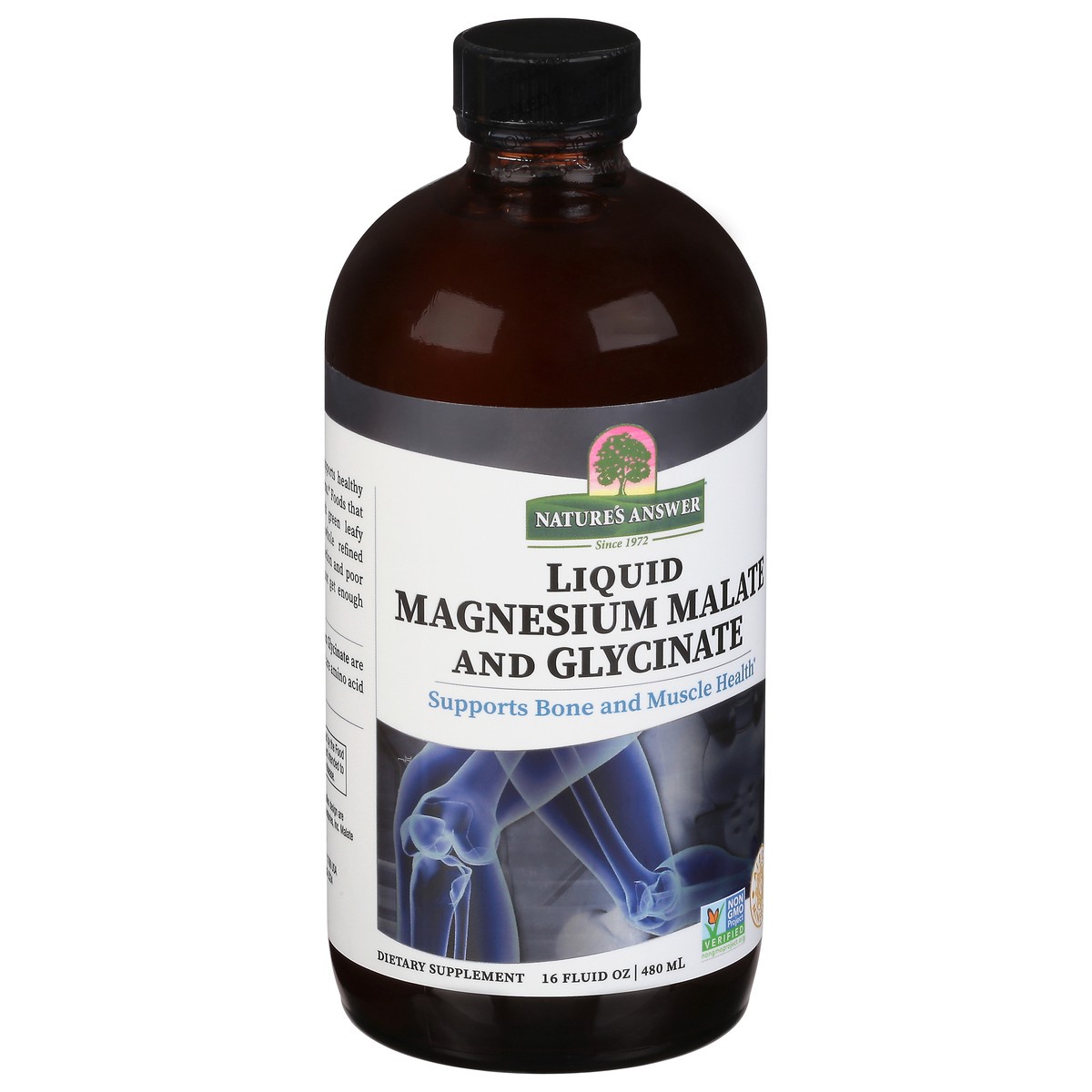 slide 13 of 13, Nature's Answer Liquid Magnesium Malate and Glycinate 16 fl oz, 16 fl oz