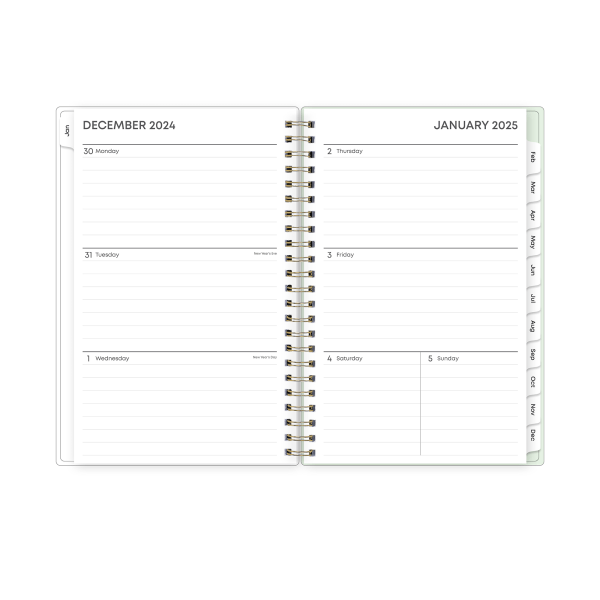 slide 6 of 7, 2025 Blue Sky Weekly/Monthly Planning Calendar, 5"" X 8"", Delancy, January 2025 To December 2025, 148919, 1 ct