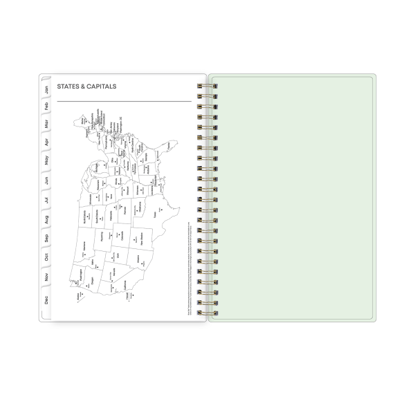 slide 7 of 7, 2025 Blue Sky Weekly/Monthly Planning Calendar, 5"" X 8"", Delancy, January 2025 To December 2025, 148919, 1 ct