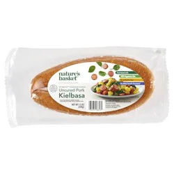 Nature's Basket All Natural Uncured Kielbasa, Hardwood Smoked