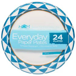 HomWorks Everyday Paper Plates - 24 ea