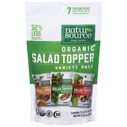 NaturSource Organic Salad Topper Variety Pack - 7 x 0.75 oz Bags