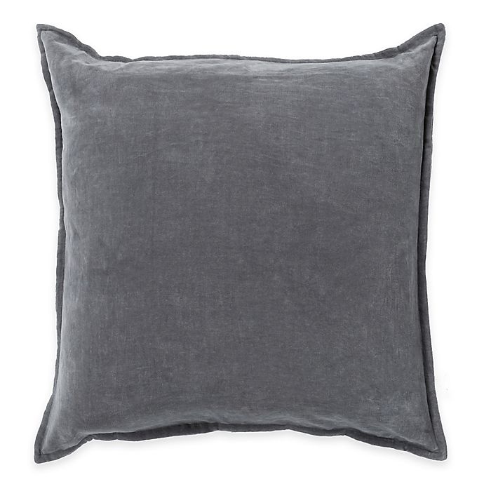 slide 1 of 1, Surya Velizh Square Throw Pillow - Slate, 22 in