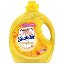 Suavitel Complete Liquid Fabric Conditioner, Laundry Fabric Softener with Fabric Protection Technology, Morning Sun, 158 fl oz