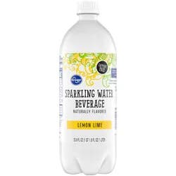 Kroger Lemon Lime Sparkling Water - 1 liter