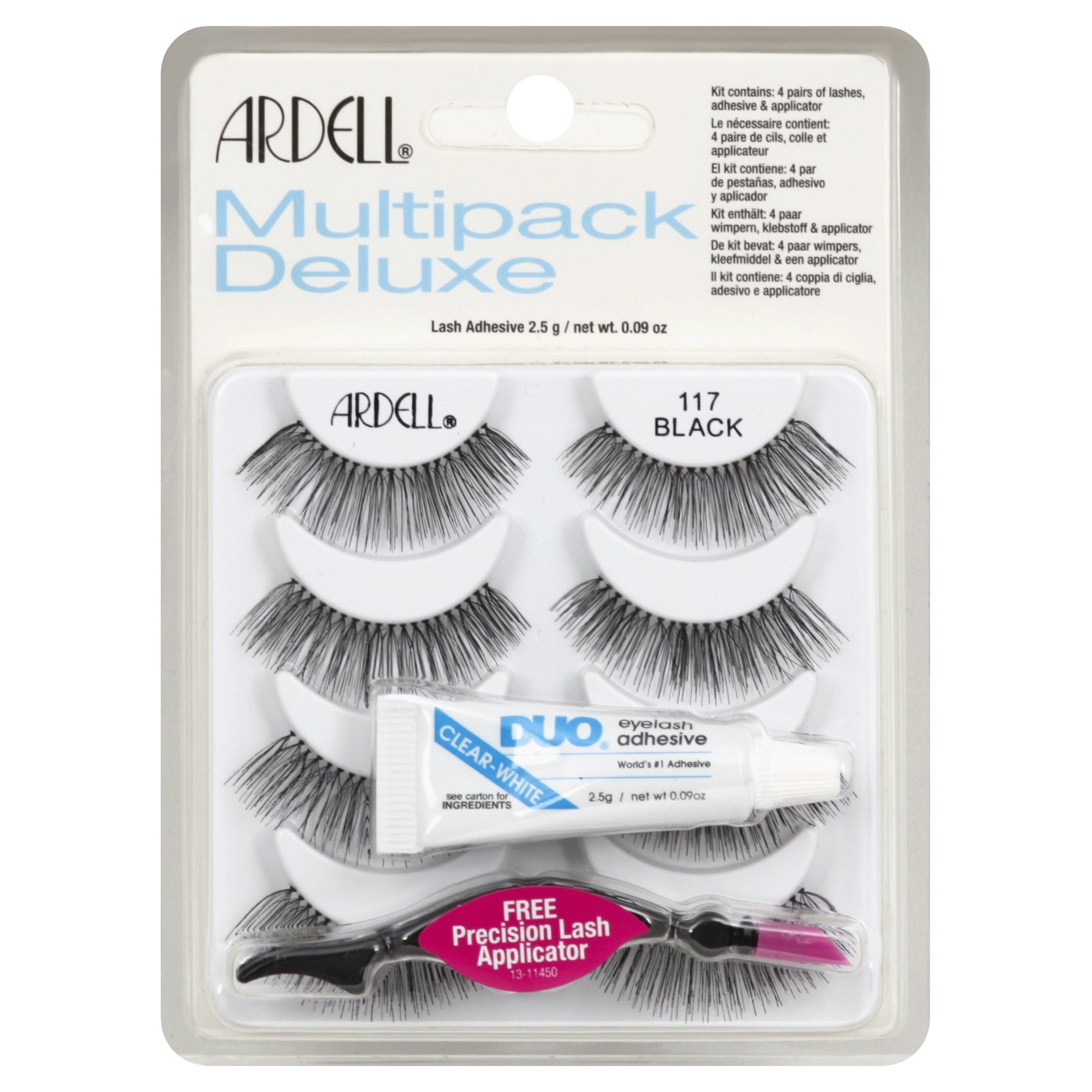 slide 1 of 2, Ardell Multipack Deluxe Eyelashes, Black 117, 4 ct