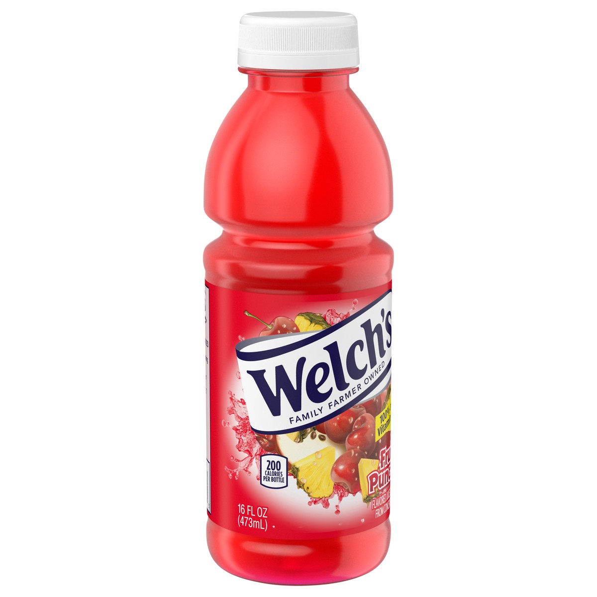 slide 5 of 5, Welch's Fruit Punch Juice Drink, 16 fl oz On-the-Go Bottle, 16 oz