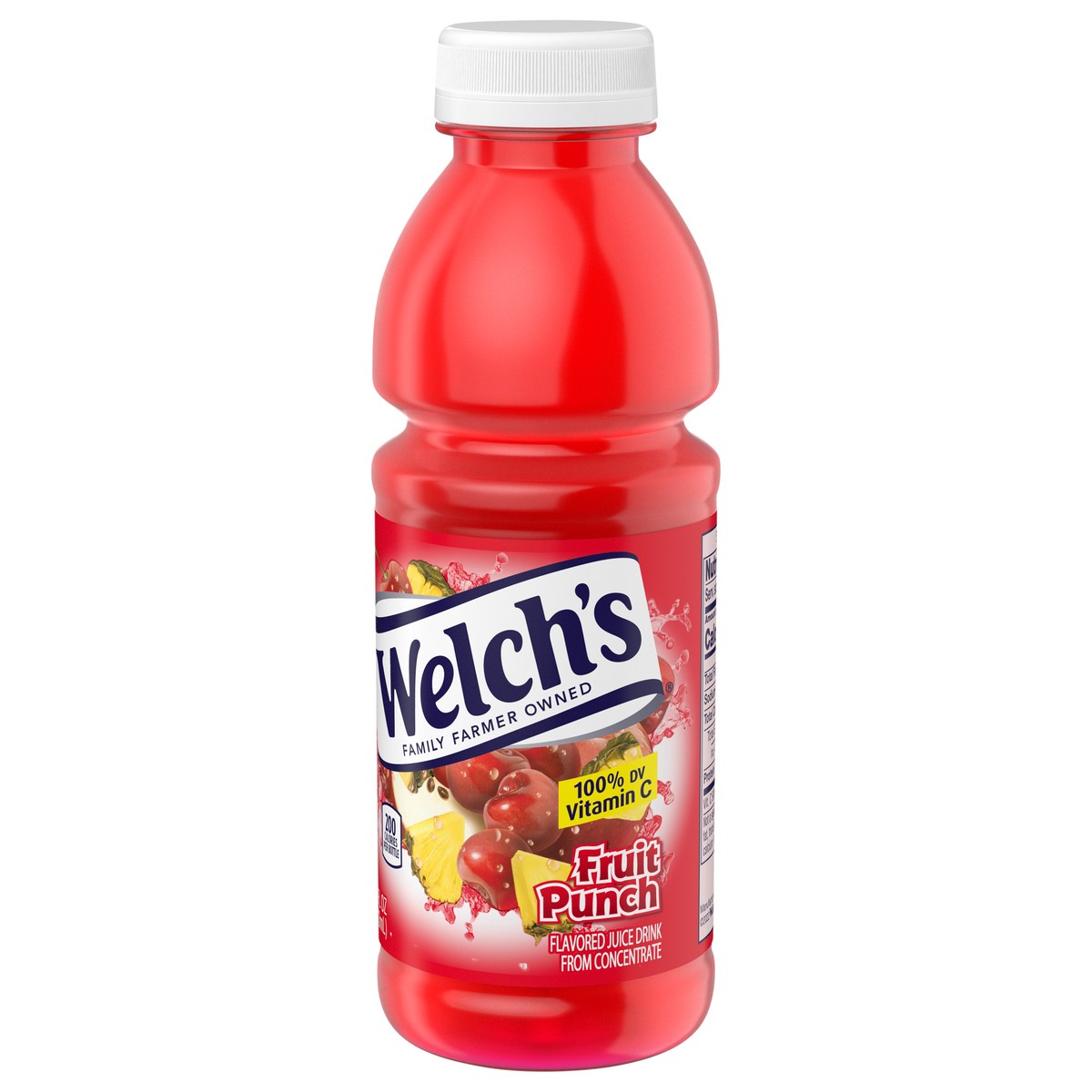 slide 4 of 5, Welch's Fruit Punch Juice Drink, 16 fl oz On-the-Go Bottle, 16 oz