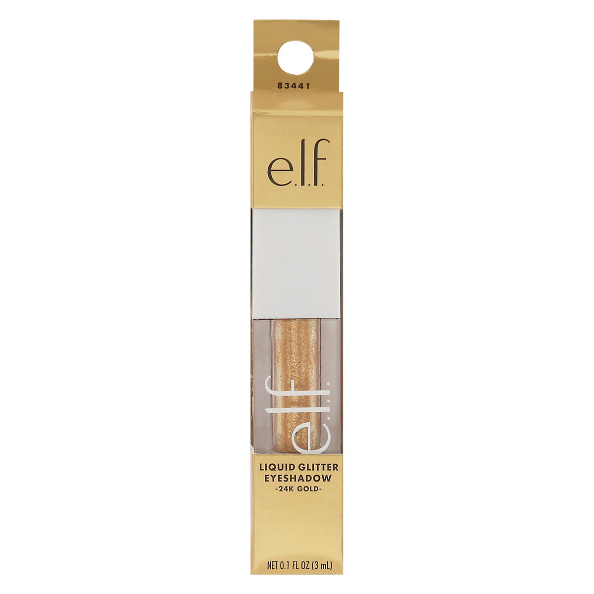 slide 1 of 1, e.l.f. 24K Gold Liquid Glitter Eyeshadow 0.1 fl oz, 0.1 fl oz