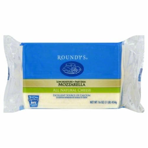 slide 1 of 1, Roundy's Roundys Mozzarella Cheese Chunk, 16 oz