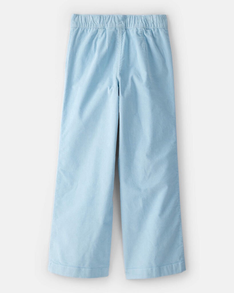 slide 2 of 3, Carter's Girls Corduroy Wide-Leg Pants - Blue Blue 7, 1 ct