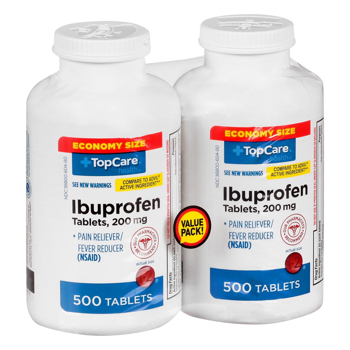 slide 7 of 12, TopCare Health Value Pack 200 mg Ibuprofen Value Size 2 ea, 1000 ct