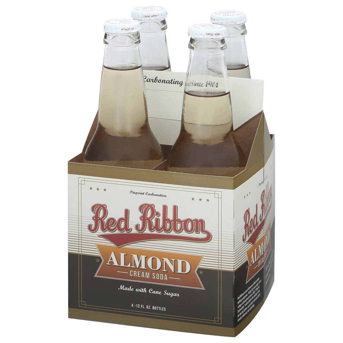 slide 7 of 9, Red Ribbon Almond Cream Soda Bottle - 48 oz, 4 ct; 12 oz