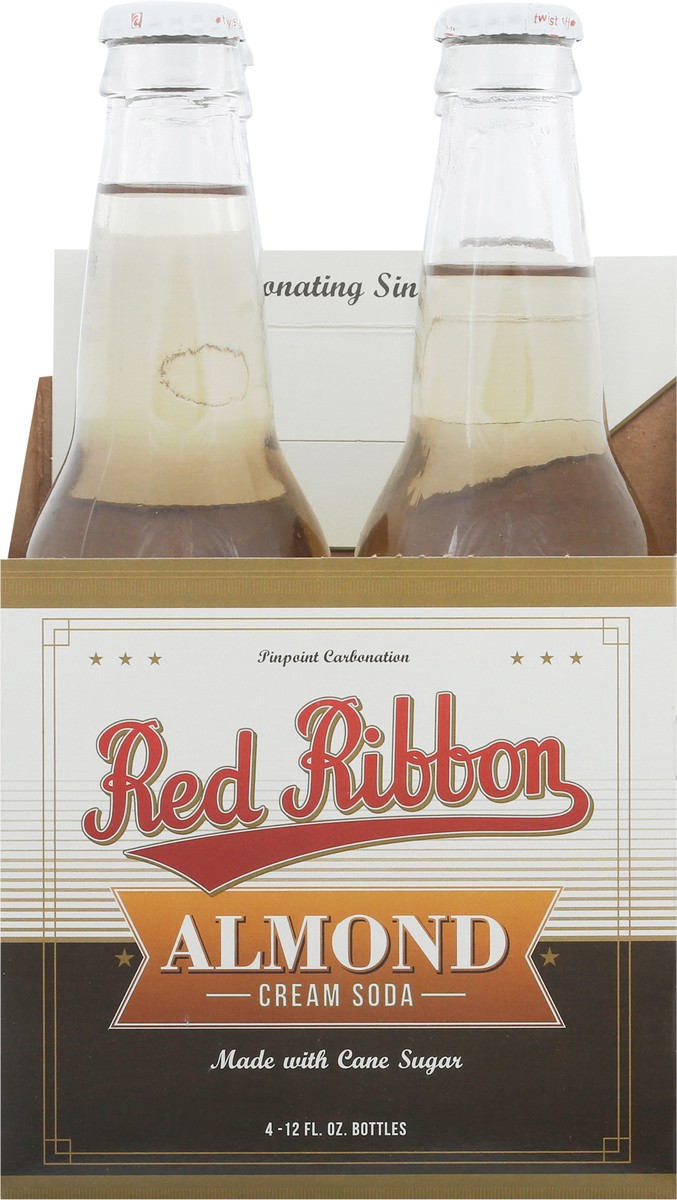 slide 2 of 9, Red Ribbon Almond Cream Soda Bottle - 48 oz, 4 ct; 12 oz