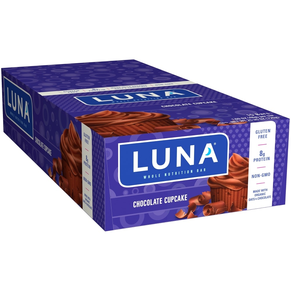 slide 1 of 6, Luna Chocolate Cupcake Whole Nutrition Bars, 15 ct; 1.69 oz