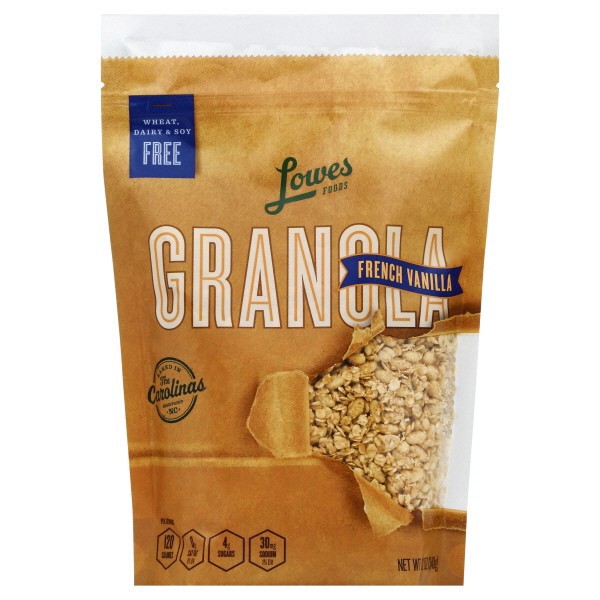 slide 1 of 1, Lowes Foods French Vanilla Granola, 12 oz