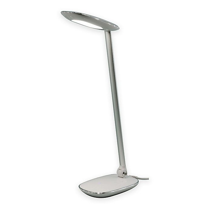 slide 1 of 4, Studio 3B 8-Watt LED USB Desk Lamp - White/Chrome, 1 ct