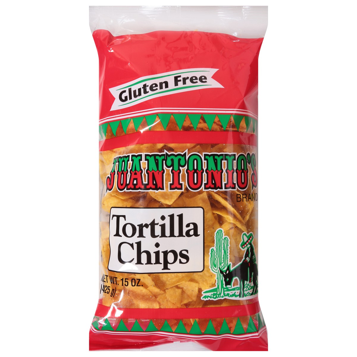 slide 1 of 1, Juantonio's Gluten Free Tortilla Tortilla Chips 15 oz, 15 oz
