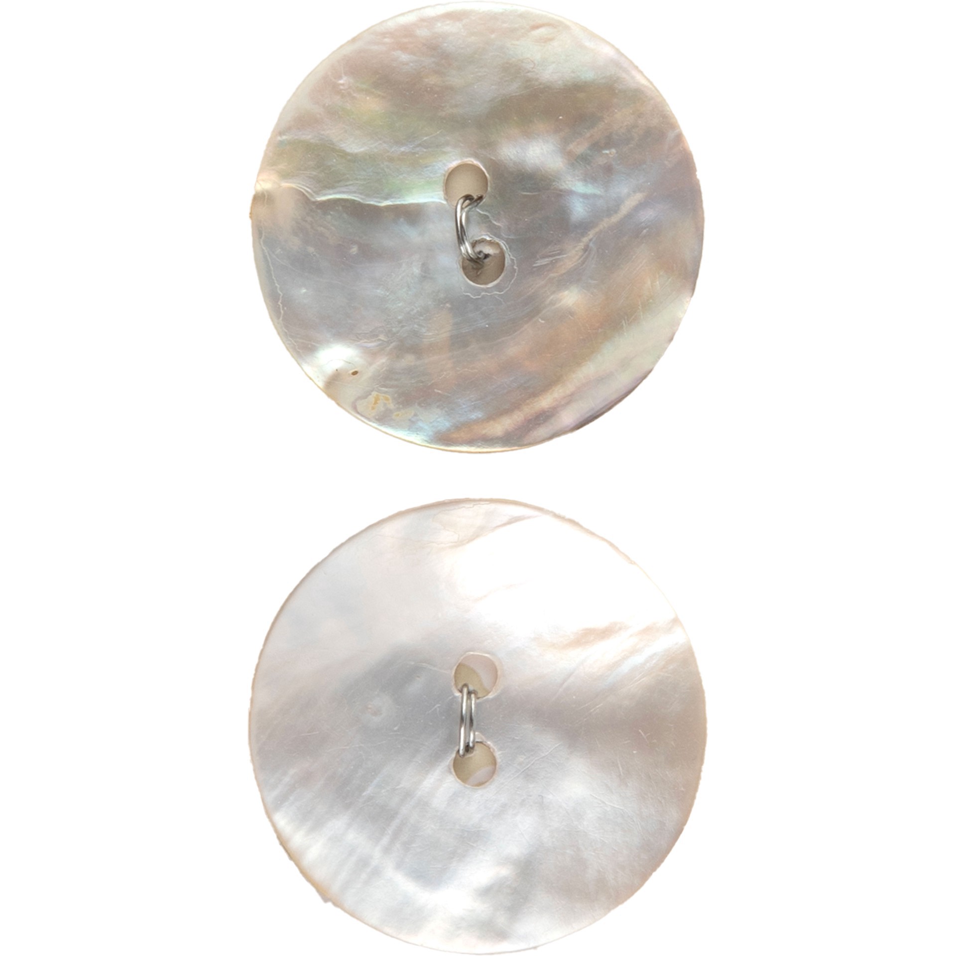 slide 3 of 3, Blumenthal Lansing Lamode 1" Natural Shell 2-Hole Buttons, 2ct., 2 ct