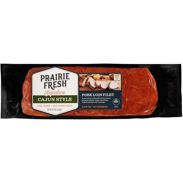 slide 1 of 1, Prairie Fresh Cajun Pork Loin Filet, 18.4 oz