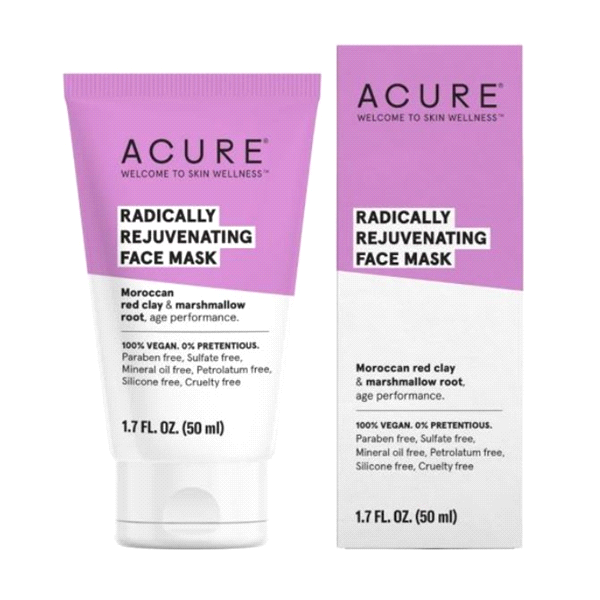 slide 1 of 4, ACURE Pore Clarifying Red Clay Mask, 1.75 oz