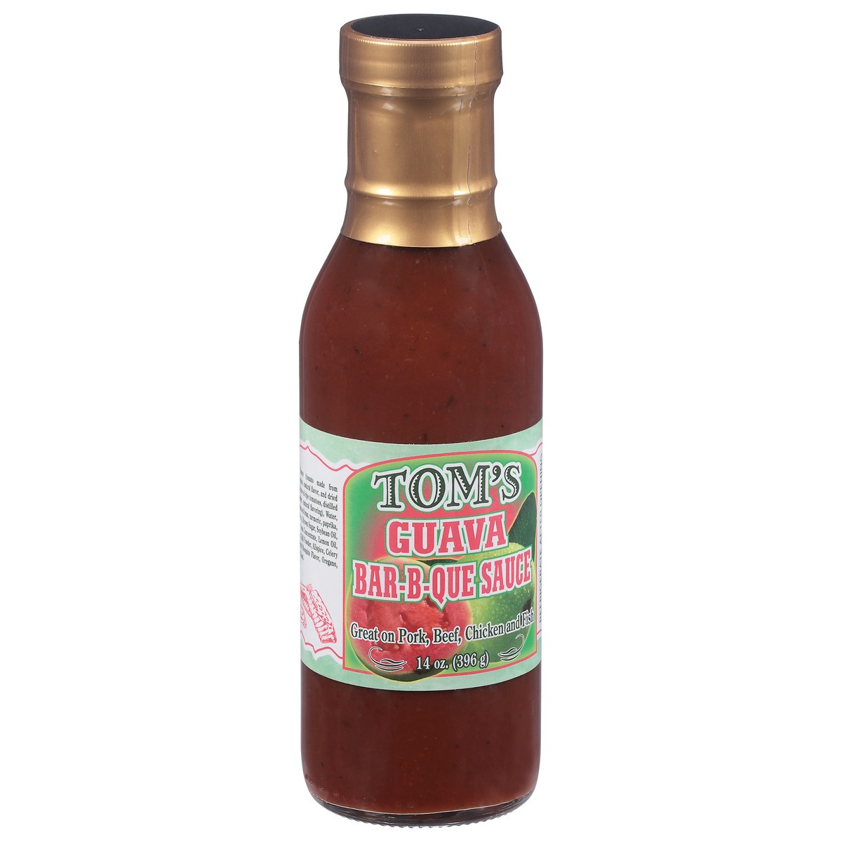 slide 2 of 14, Tom's Guava Bar-B-Que Sauce 14 oz, 14 oz