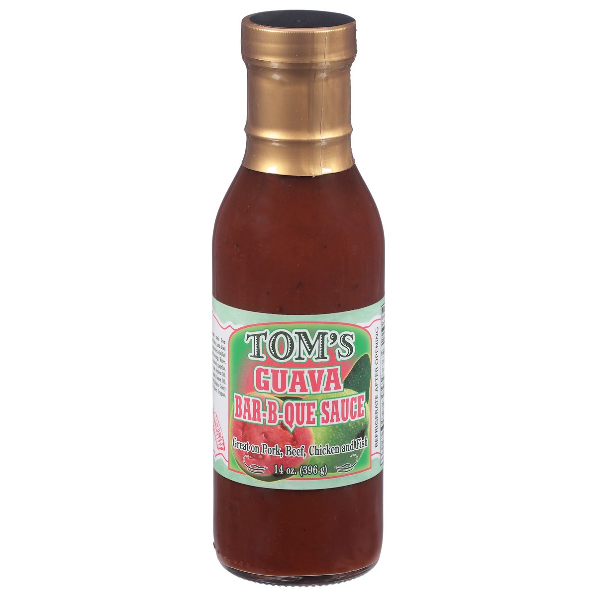 slide 10 of 14, Tom's Guava Bar-B-Que Sauce 14 oz, 14 oz