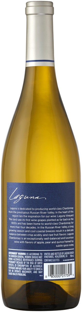 slide 2 of 4, Laguna White Wine, Chardonnay, 750 ml