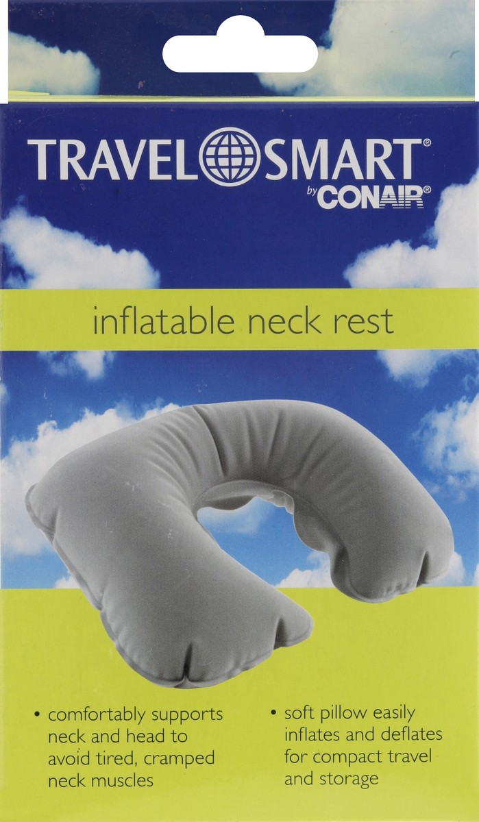 slide 1 of 4, Travel Smart Inflatable Neck Rest, 1 ct