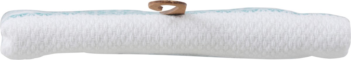 slide 9 of 9, KD Kitchen Kay Dee Basic Tea Towel Aqua Haze, 1 ct