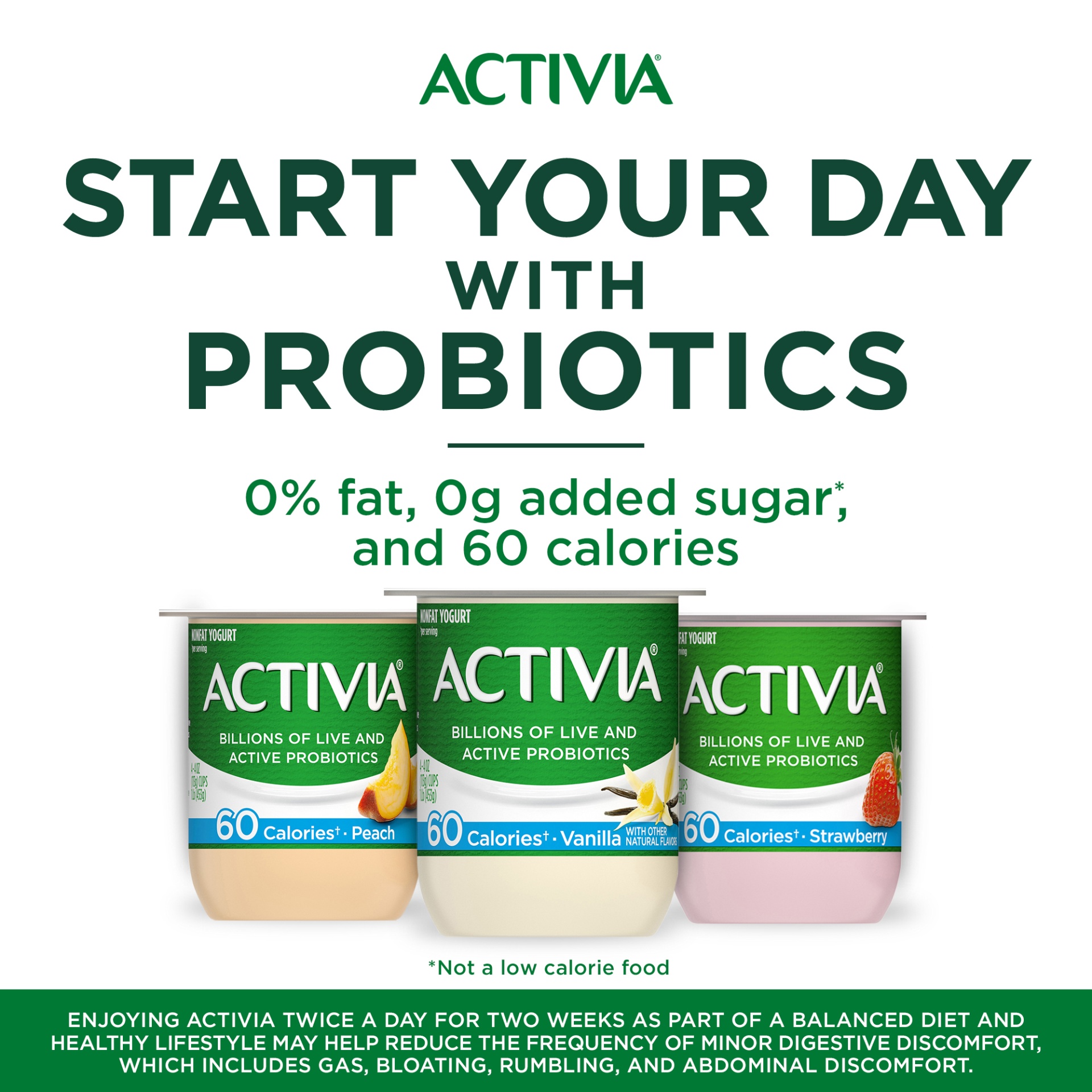 slide 5 of 7, Activia Nonfat Probiotic Strawberry Yogurt Cups, 4 oz