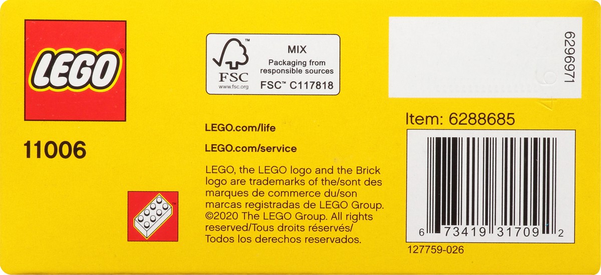 slide 4 of 9, LEGO Classic Creative Blue Bricks Building Toy 52 Pcs, 1 ct