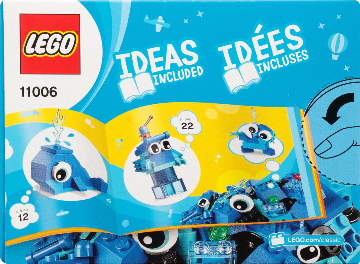 slide 5 of 9, LEGO Classic Creative Blue Bricks Building Toy 52 Pcs, 1 ct