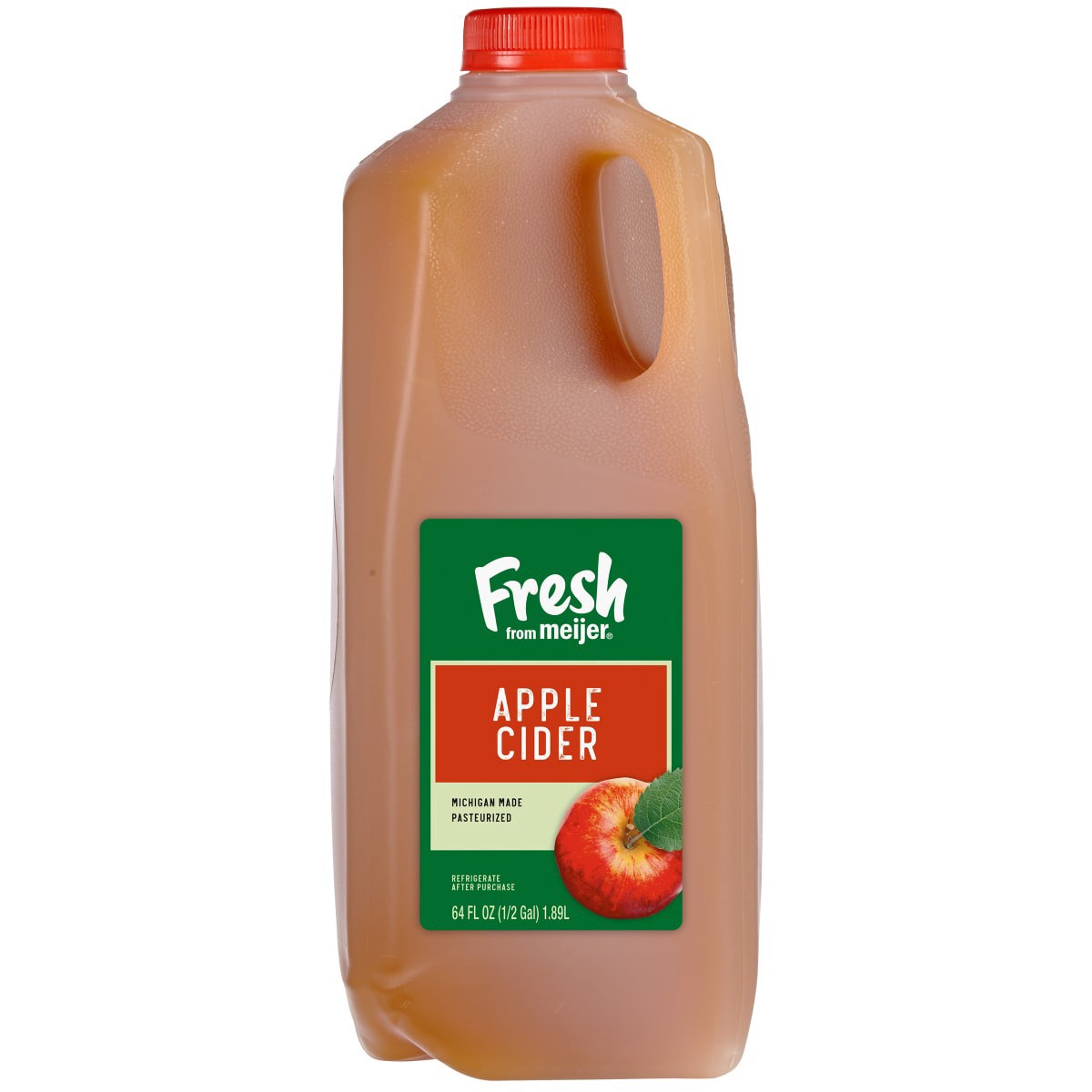 slide 1 of 5, Fresh from Meijer Apple Cider, 64 fl oz, 1/2 gallon, 64 fl oz