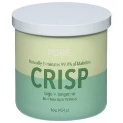 Pure Crisp Sage + Tangerine Candle, 1 ea