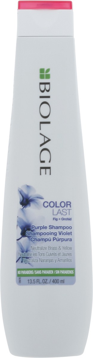 slide 2 of 13, Biolage Color Last Purple Fig + Orchid Shampoo 13.5 fl oz, 13.5 fl oz