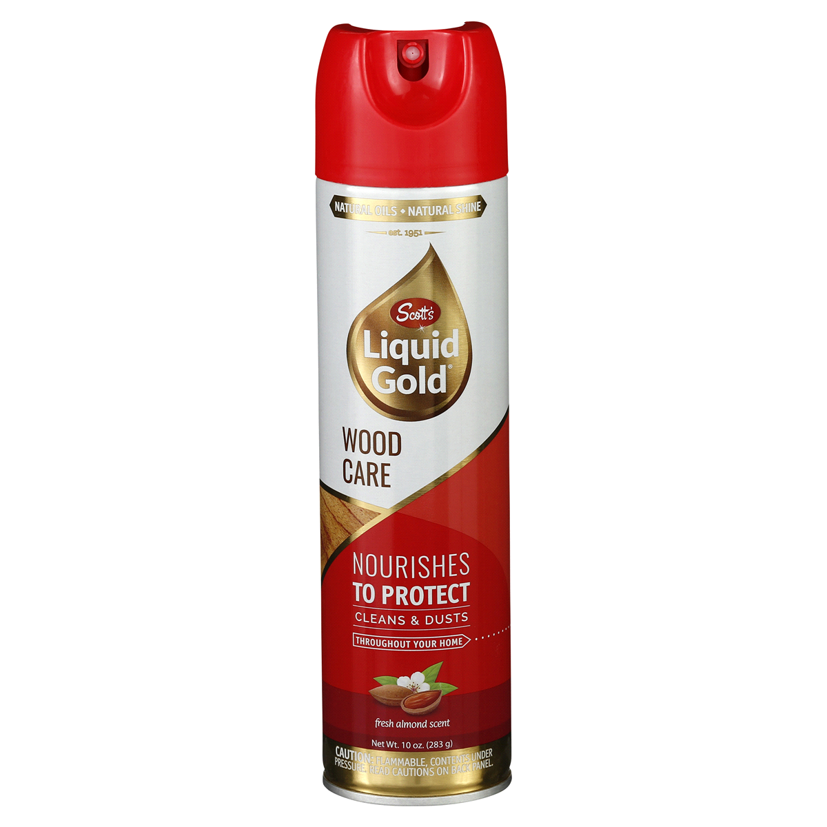 slide 1 of 9, Scott's Liquid Gold Almond Scent Wood Cleaner, 10 fl oz