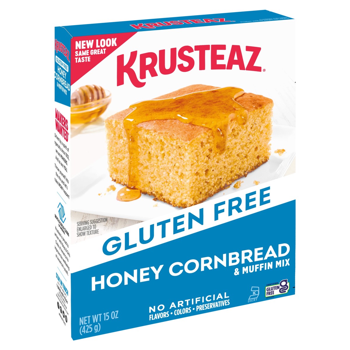 slide 5 of 9, Krusteaz Honey Cornbread & Muffin Mix, 15 oz