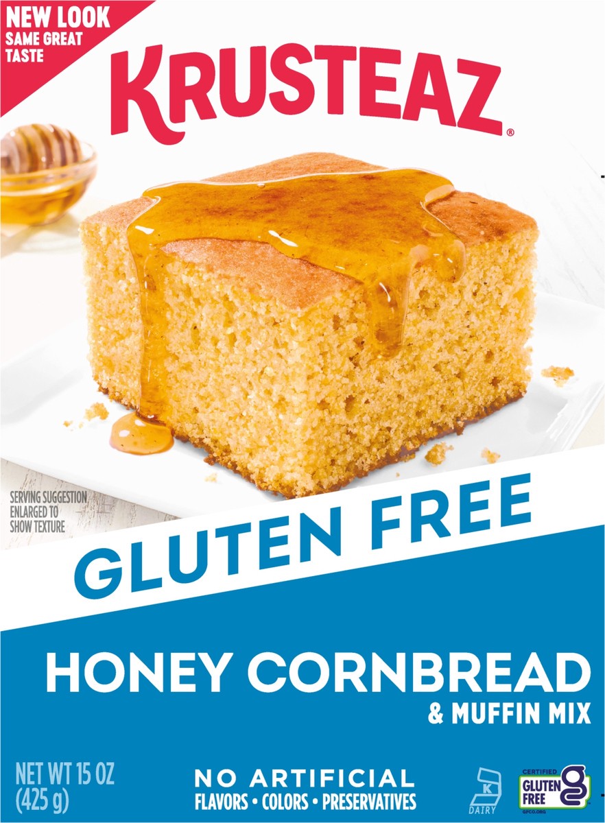 slide 7 of 9, Krusteaz Honey Cornbread & Muffin Mix, 15 oz