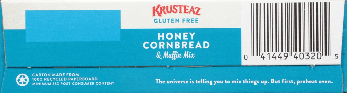slide 8 of 11, Krusteaz Gluten Free Honey Cornbread Mix, 15 oz