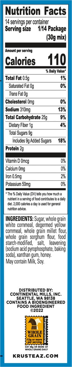 slide 6 of 9, Krusteaz Honey Cornbread & Muffin Mix, 15 oz