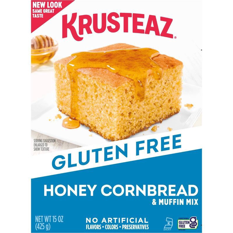 slide 1 of 9, Krusteaz Honey Cornbread & Muffin Mix, 15 oz