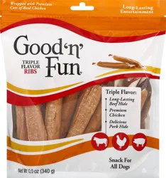 Good 'n' Fun Triple Flavor Ribs 12 oz