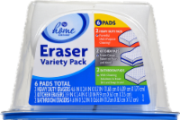 slide 1 of 1, Kroger Home Sense Eraser Variety Pack, 6 ct